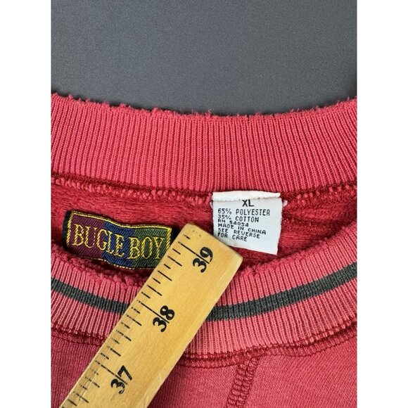 Vintage 90s Bugle Boy Crewneck Sweater Faded XL Streetwear Hype Designer - Picture 14 of 16